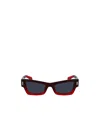 Ferragamo Rivets Acetate Cat-eye Sunglasses In Brown