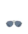 Ferragamo 62mm Oversize Aviator Sunglasses In Blue