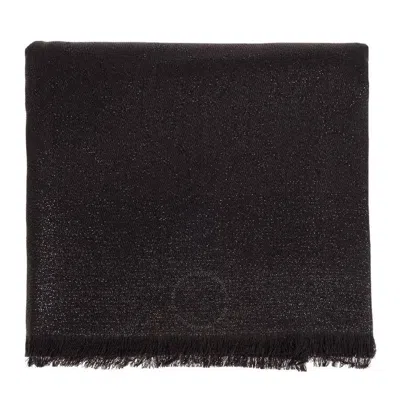 FERRAGAMO FERRAGAMO FRAYED EDGE WOOL SCARF