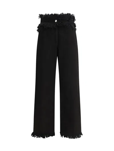 FERRAGAMO FRAYED EDGES JEANS