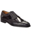 Ferragamo Frisco Leather Oxford In Black