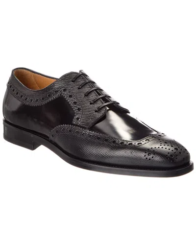 FERRAGAMO FERRAGAMO FRISCO LEATHER OXFORD