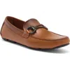 Ferragamo Front 4 Driving Shoe In Blue