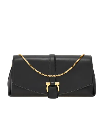 FERRAGAMO FRONT FLIP MEDIUM SHOULDER BAG
