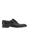 Ferragamo Lace-up Oxford Shoes In Black