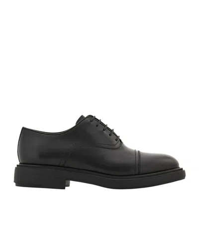 FERRAGAMO SALVATORE FERRAGAMO TOE CAP LACE-UP OXFORD SHOES