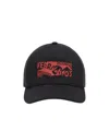 Ferragamo Front Logo Baseball Cap In Black