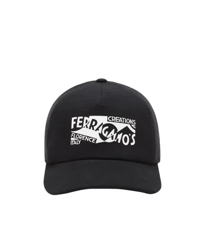FERRAGAMO FRONT LOGO BASEBALL CAP