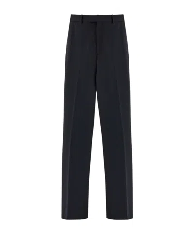 FERRAGAMO FRONT PLEATED CASUAL PANTS