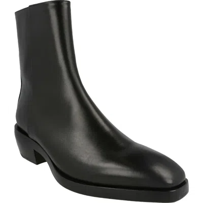 Ferragamo Fuerte Ankle Boot In Black