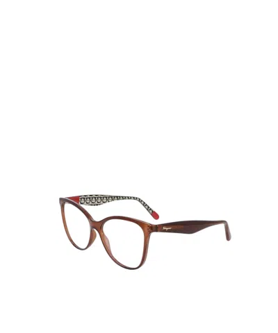 Ferragamo Full-frame Flat Mirror In Brown