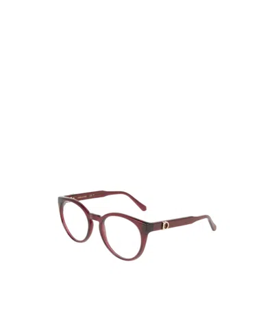 Ferragamo Full Frame Plain Mirror In Red