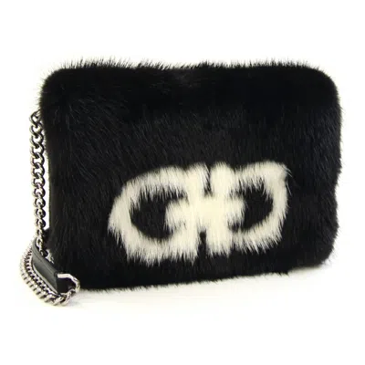 Pre-owned Ferragamo Fur Leather Shoulder Bag () In Multi