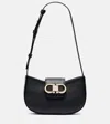 Ferragamo Gabry Black Calf Leather Shoulder Bag