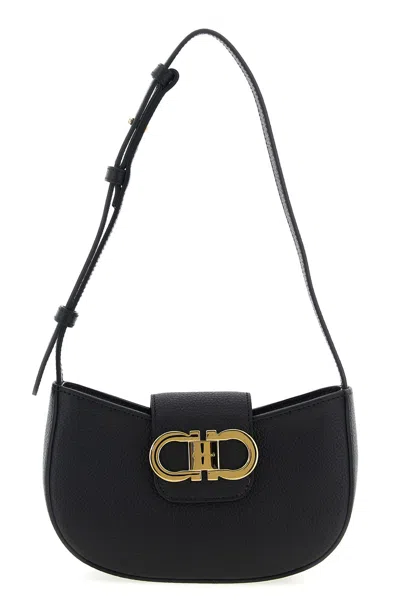 Ferragamo 'gabry' Shoulder Bag In Black