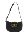 Ferragamo Gabry Shoulder Bag In Black