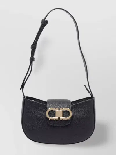 FERRAGAMO GABRY TEXTURED SHOULDER BAG