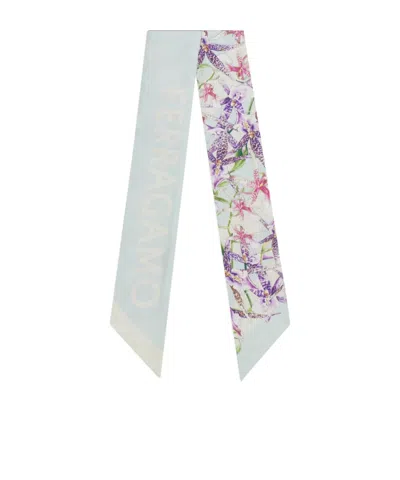 FERRAGAMO GAIA PRINT SILK BANDEAU