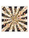 Ferragamo Gaia Print Silk Scarf In Multi