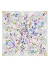 Ferragamo Gaia Scarf Floral Pattern Lightweight Square In Multi