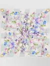 Ferragamo Gaia Scarf Floral Pattern Lightweight Square In Multi