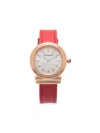 Ferragamo Gancini 28mm Stainless Steel Watch In Silver