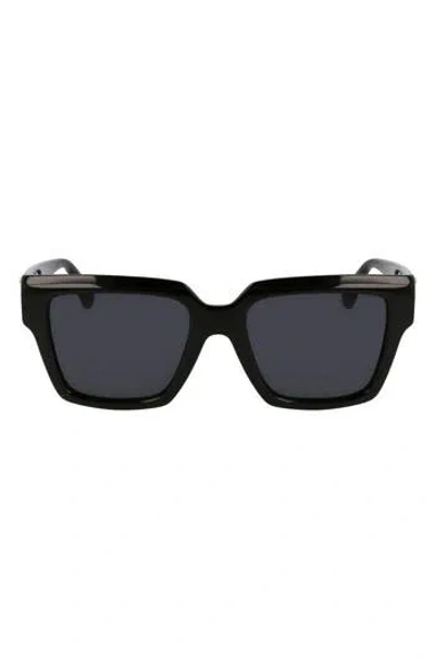 FERRAGAMO FERRAGAMO GANCINI 54MM RECTANGULAR SUNGLASSES