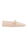 Ferragamo Gancini-buckle Ballet Flats