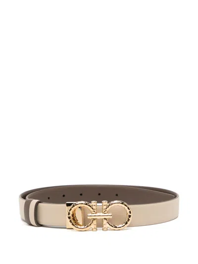 Ferragamo Gancini Belt In ニュートラル
