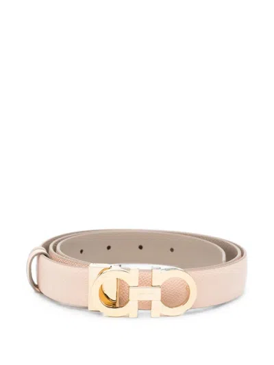 Ferragamo Gancini Belt 2.5 Cm In Pink