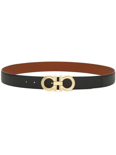 Ferragamo Gancini Belt In 黑色