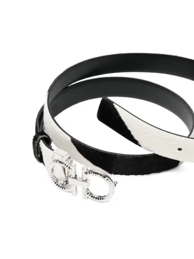 Ferragamo Gancini Belt In Black