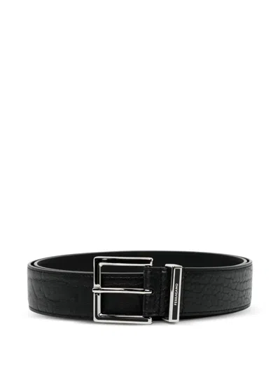 Ferragamo Gancini Belt In Black
