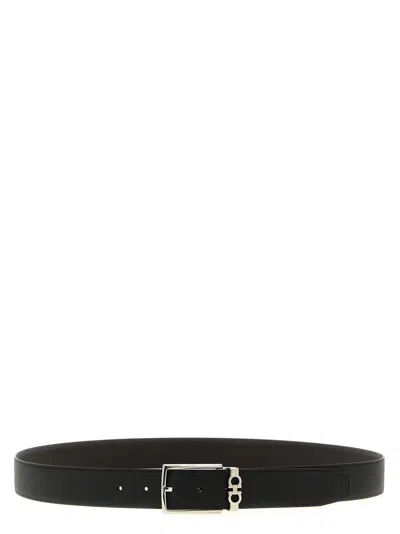 Ferragamo Gancini Belt In Black