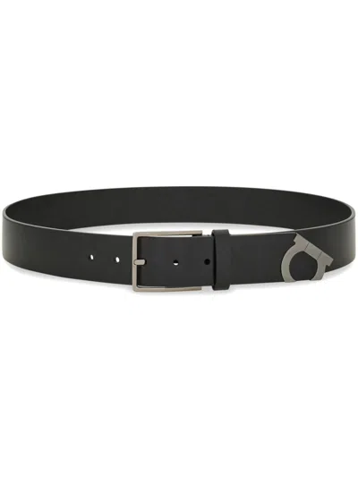Ferragamo Gancini Belt In Black