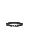 Ferragamo Gancini Belt In Black