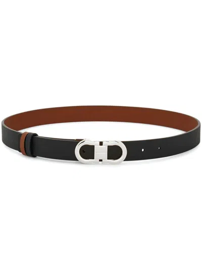 Ferragamo Gancini Belt In Brown