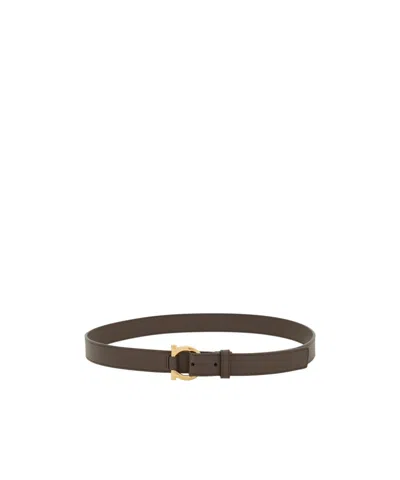 Ferragamo Donna H25 Belt In Brown