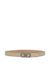 Ferragamo Gancini Belt In Neutrals