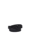 Ferragamo Gancini Belt Reversible In Black