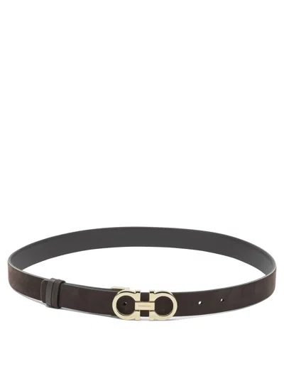 Ferragamo Gancini Belts Brown