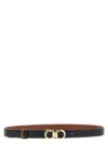 Ferragamo Black Reversible Gancini Belt