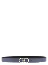 Ferragamo Multicolor Gancini Reversible Belt