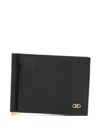Ferragamo Gancini Bi-fold Card Holder In Black