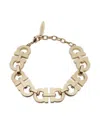 Ferragamo Crystal Embellished Gancini Bracelet