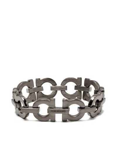 Ferragamo Gancini Bracelet In Metallic