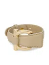 Ferragamo Gancini Bracelet In Neutrals