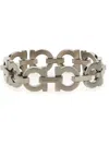 Ferragamo Gancini Bracelet In Silver