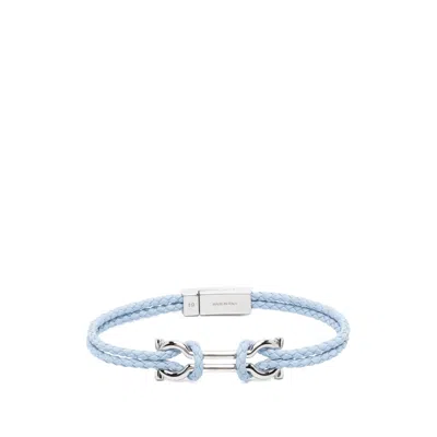 Ferragamo Gancini Braided Bracelet In Multi