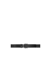 Ferragamo Gancini Buckle Belt In Black